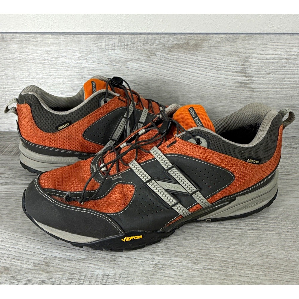 New Balance MO1320GT Mens 12 4E Gore-Tex Vibram Trail Hiking Shoes Orange